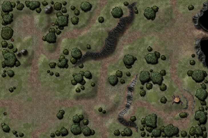 Forest Battlemap Dungeon Channel