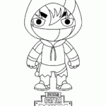 Fortnite Coloring Pages Battle Royale Printable PDF Print Color Craft