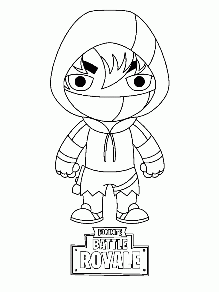 Fortnite Coloring Pages Battle Royale Printable PDF Print Color Craft