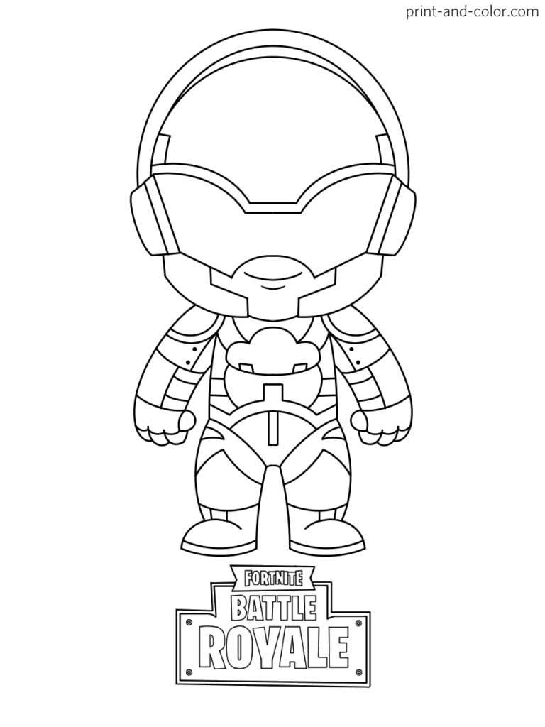 Fortnite Coloring Pages Print And Color - FreePrintable.me