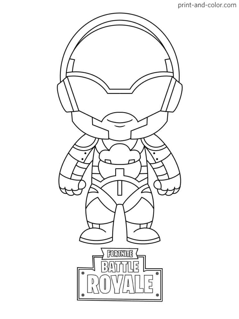 Fortnite Coloring Pages Print And Color