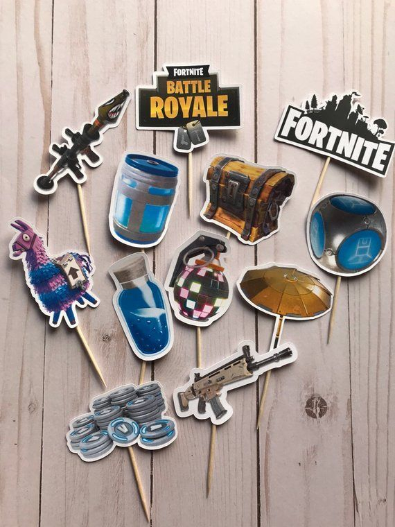 Fortnite Cupcake Toppers These Awesome Cupcake Toppers Are The Perfect 