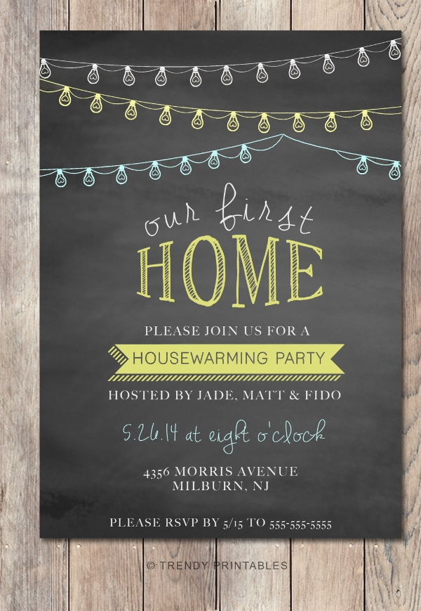 FREE 11 Chalk Board Invitation Templates In PSD EPS TIFF PDF