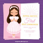 FREE 15 First Communion Invitation Designs Examples In PSD AI