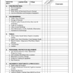 FREE 20 Monthly Checklist Samples Templates In Excel MS Word PDF