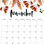 Free 2022 Calendar Printable Floral Paper Trail Design Printable