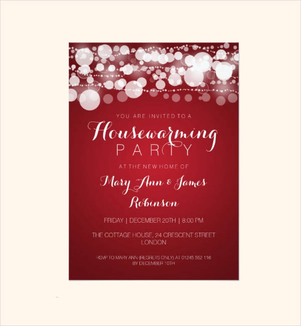 FREE 31 Unique Housewarming Invitation Designs In PSD Vector EPS 