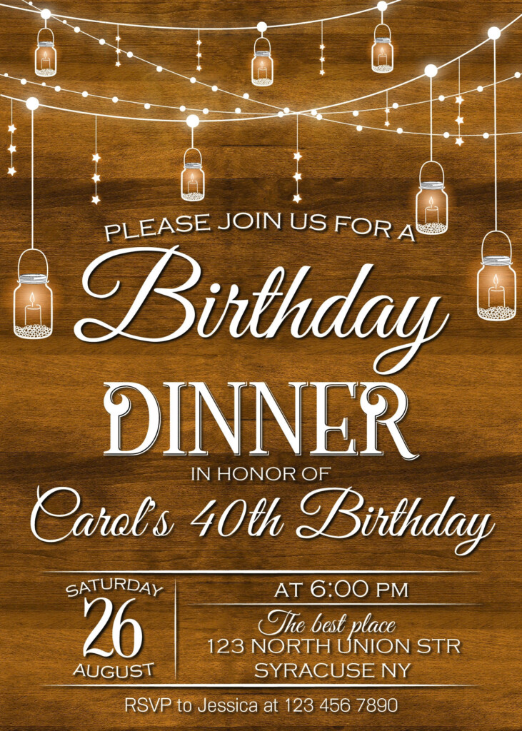 FREE 32 Dinner Party Invitation Designs Examples In Publisher Word 