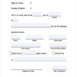 FREE 6 Motor Bill Of Sale Forms In MS Word PDF