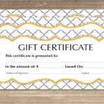 FREE 64 Sample Gift Certificate Templates In PDF PSD MS Word AI