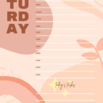 FREE Aesthetic Daily Scheduler Template Weekly Planner Template