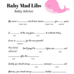 FREE Baby Mad Libs Game Baby Advice Baby Shower Ideas Themes Games