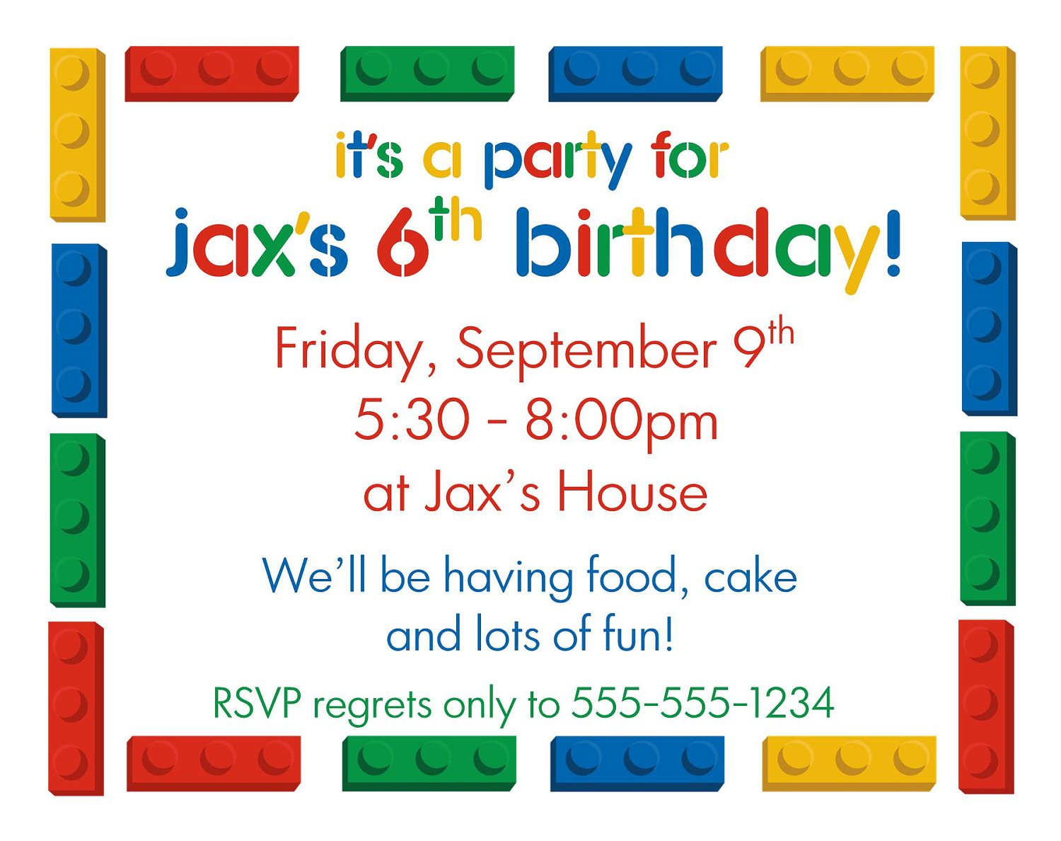 Free Birthday Party Invitation Templates