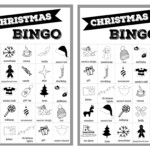 Free Christmas Bingo Printable Cards Paper Trail Design