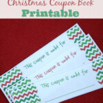 FREE Christmas Coupon Book Printable Homemade Gift Idea One Crazy Mom