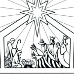 FREE Christmas Nativity Coloring Printable