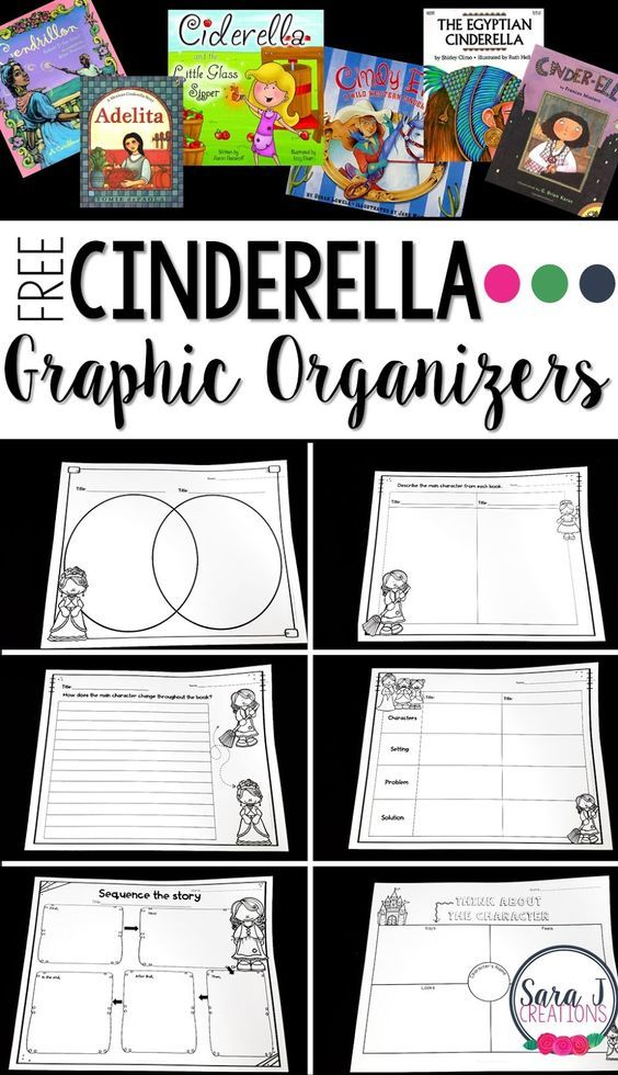 Free Comparing Cinderella Graphic Organizers Elementary Writing 