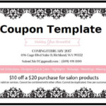 Free Coupon Template Free Word Templates