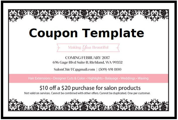 Free Coupon Template Free Word Templates