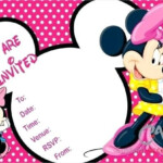 Free Editable Minnie Mouse Birthday Invitations Minnie Mouse Birthday