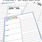 Free Editable Weekly Calendar In 2020 Printable Lesson Plans Free