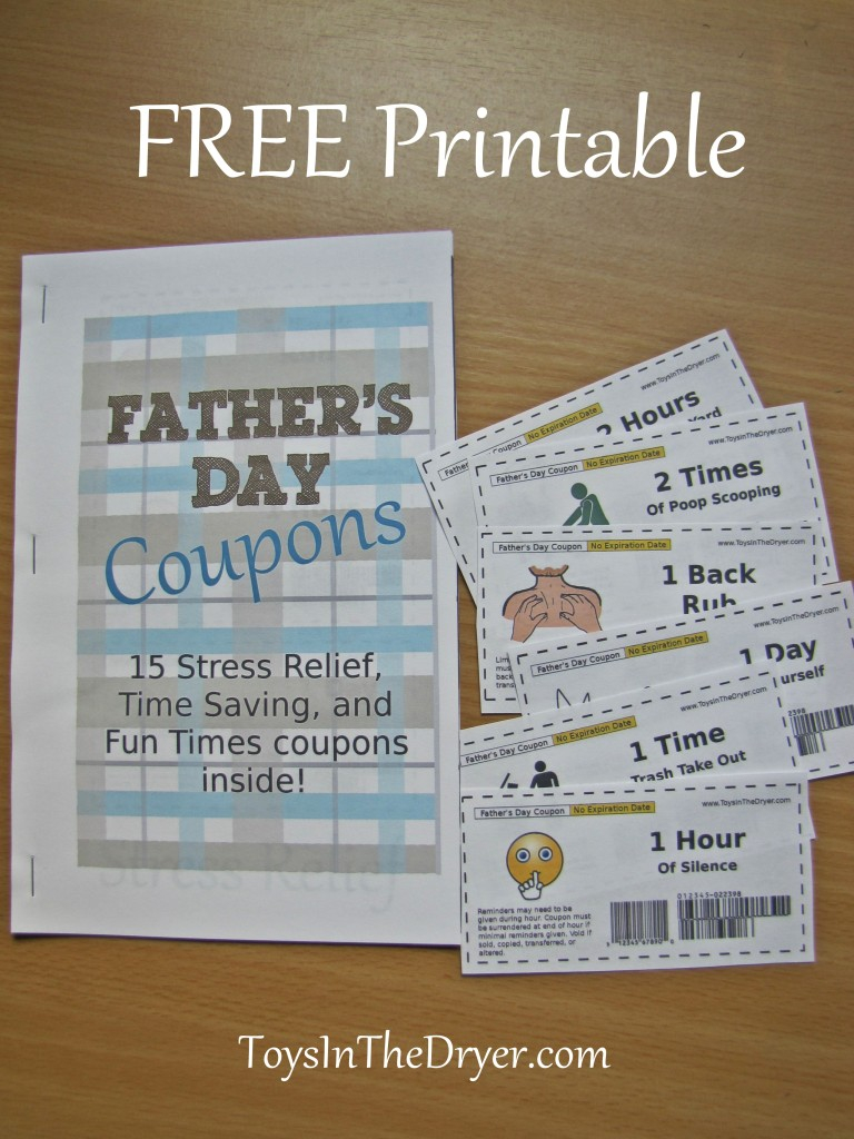 Free Father s Day Printable Coupons