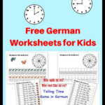 Free German Worksheets For Kids Wie Viel Uhr Ist Es Wie Sp t Ist Es