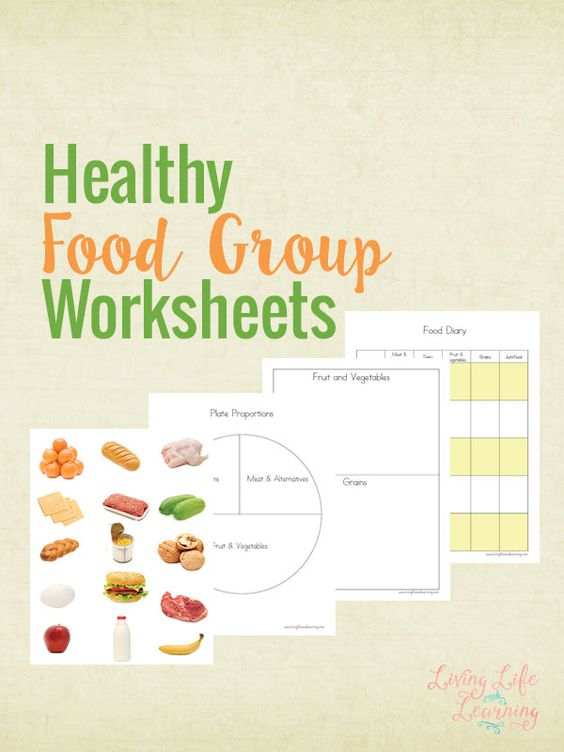 FREE Healthy Food Groups Worksheets Free Homeschool Deals