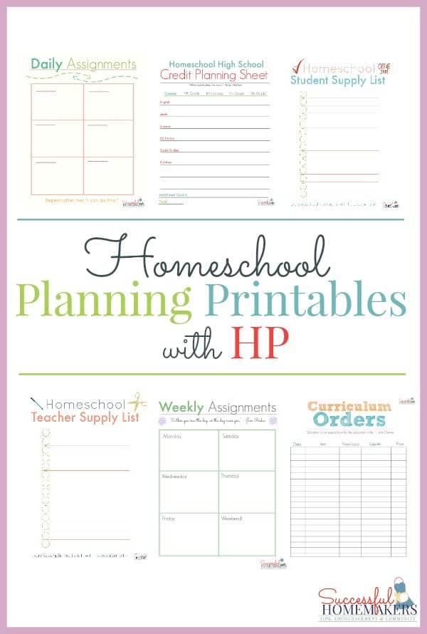 Free Homeschool Planning Printables Free Homeschool Deals