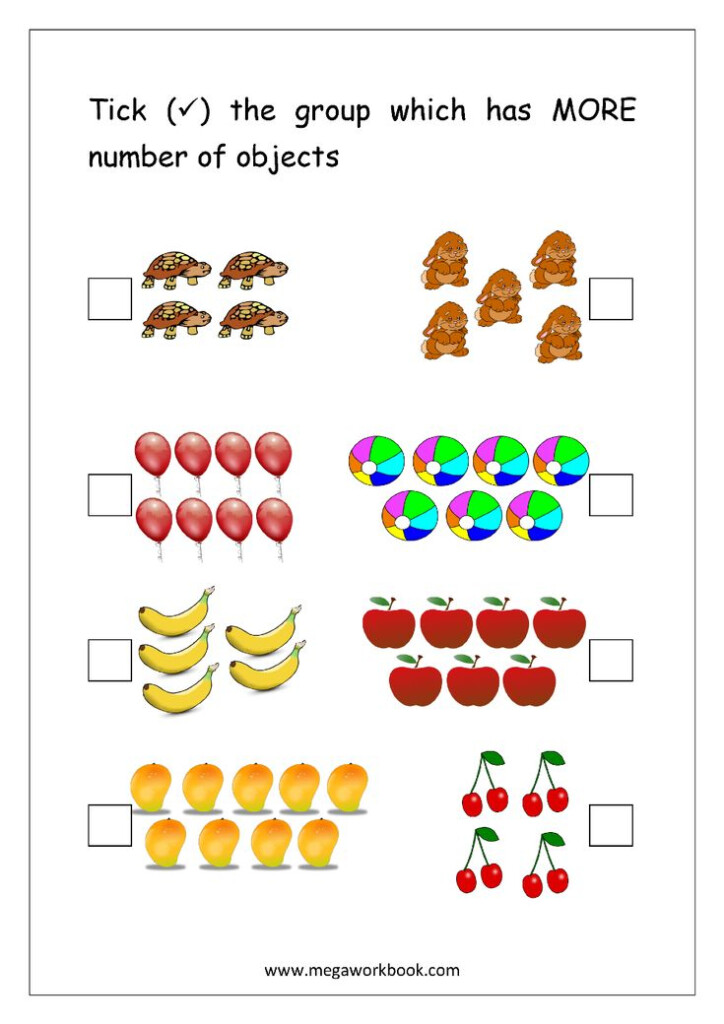 Free Math Worksheets Less Or More MegaWorkbook Free Math 