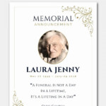 Free Memorial Cards Template Best Of Funeral Invitation Template 12