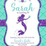 FREE Mermaid Invitation Template For Your Kids Parties Little