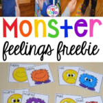 FREE Monster Feeling Cards Games For Preschool Pre k Kindergarten