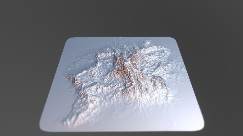 Free Mountain Displacement Map Pack Download Free 3D Model By Arc4g 