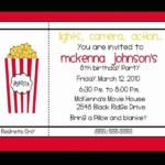 Free Movie Ticket Invitation Template Beautiful Movie Ticket Birthday