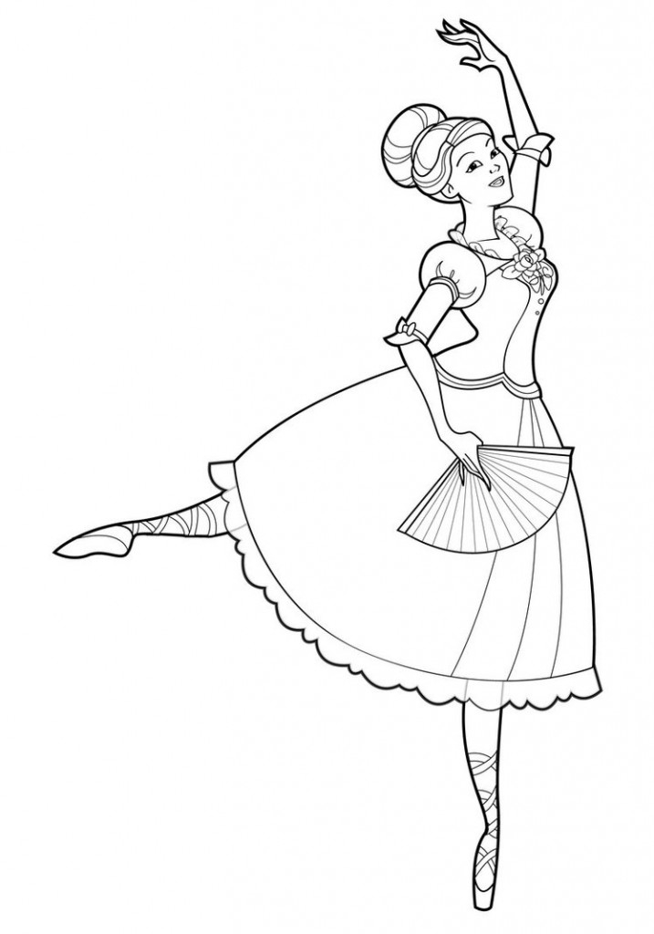 Free Printable Ballet Coloring Pages For Kids