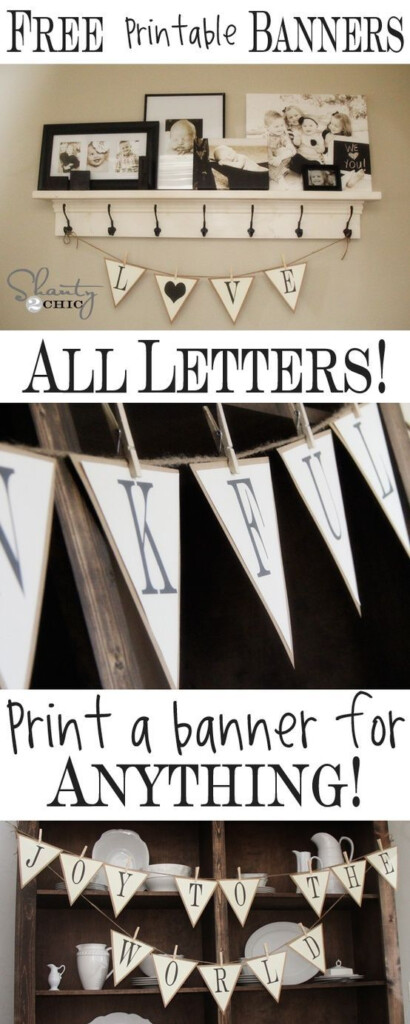 Free Printable Banner Alphabet Free Printable Banner Free Printable 