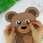 Free Printable Bear Paper Bag Puppet Template Simple Mom Project