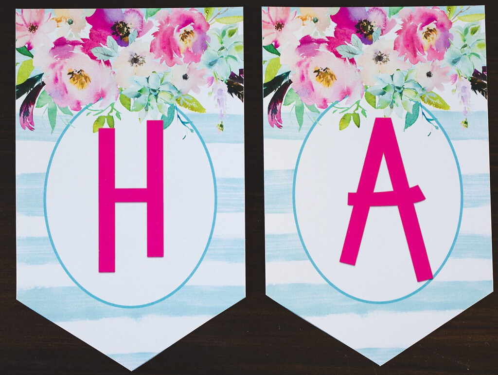 Free Printable Birthday Banner Six Clever Sisters