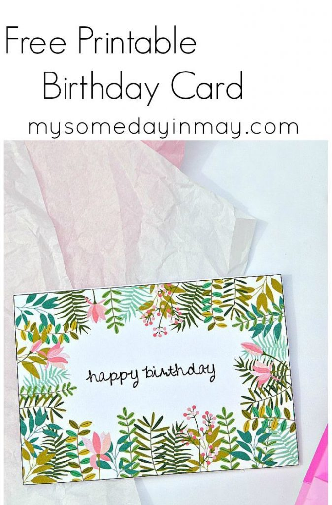 Free Printable Birthday Cards For Adults In Different Style Candacefaber