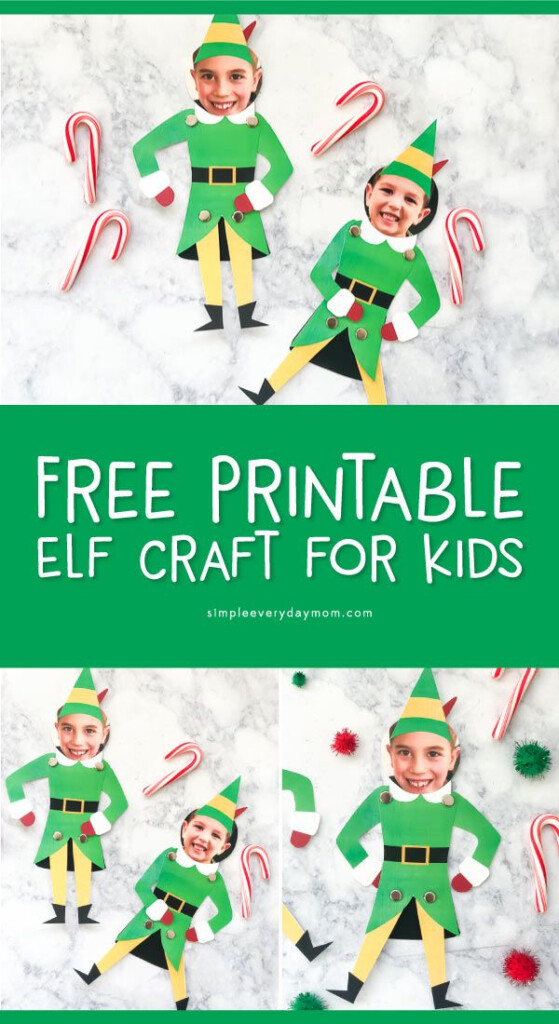 Free Printable Buddy The Elf Craft For Kids Elf Crafts Elf Themed 