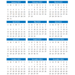 Free Printable Calendar In PDF Word And Excel