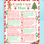 Free Printable Candy Cane Hunt Game