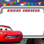 FREE Printable Cars 3 Lightning McQueen Invitation Template Download