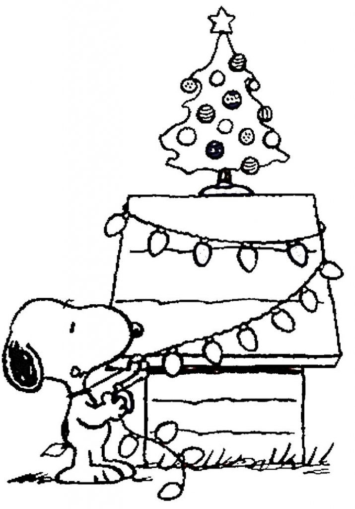 Free Printable Charlie Brown Christmas Coloring Pages For Kids Best 