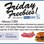 Free Printable Coupons Hardees Coupons