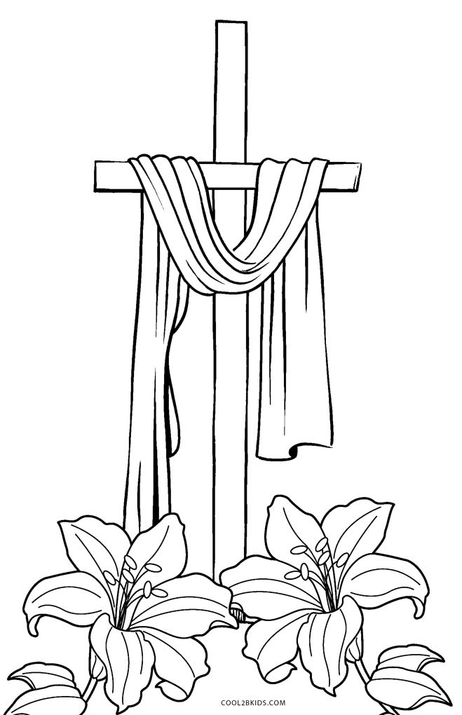 Free Printable Cross Coloring Pages For Kids