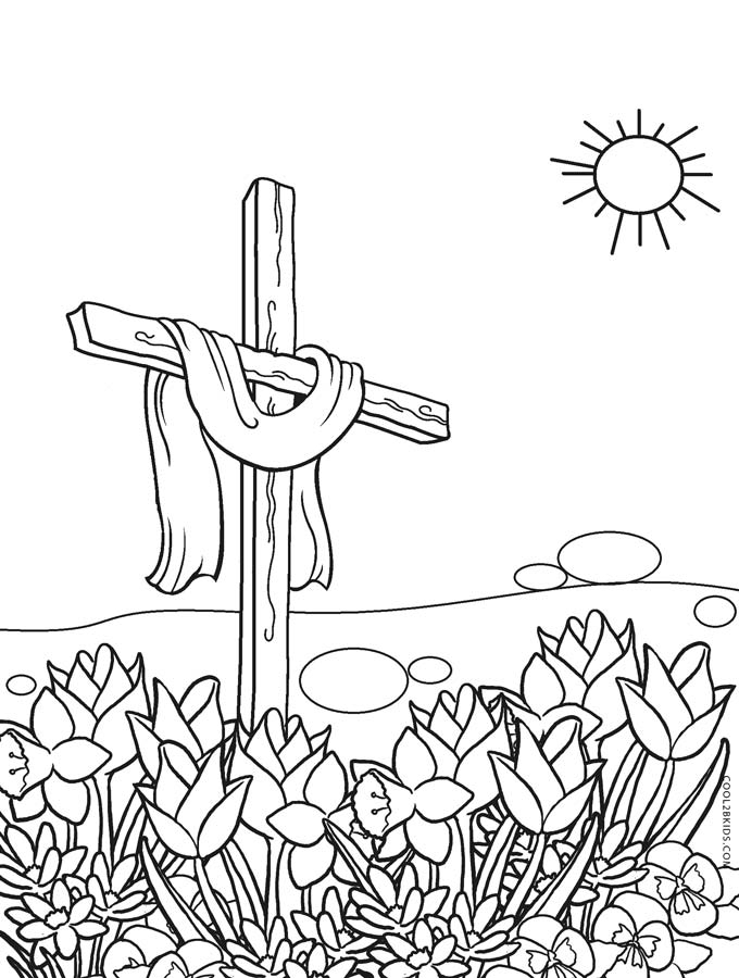 Free Printable Cross Coloring Pages For Kids