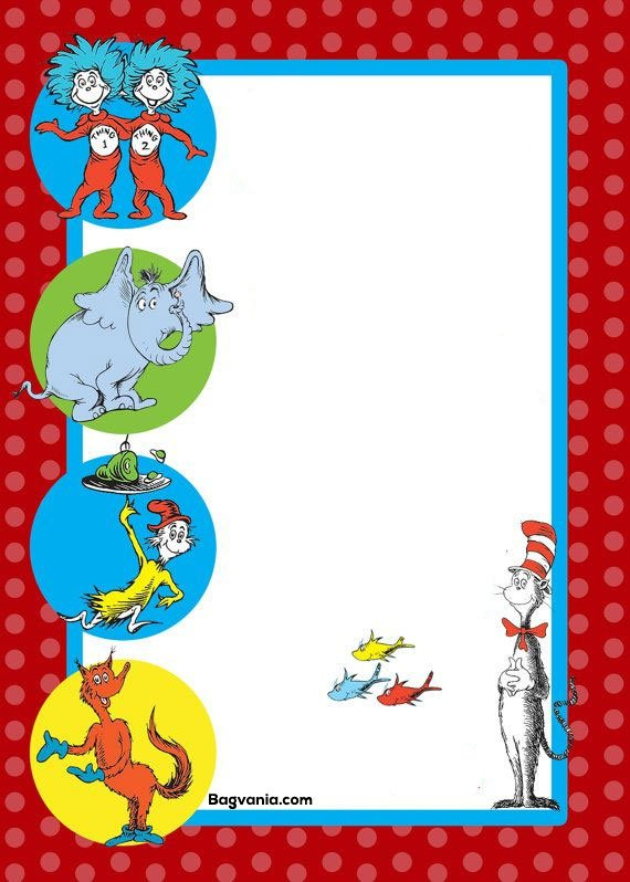 Free Printable Dr Seuss Birthday InvitationsFREE PRINTABLE Birthday 