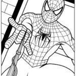 Free Printable Easy Spiderman Coloring Pages